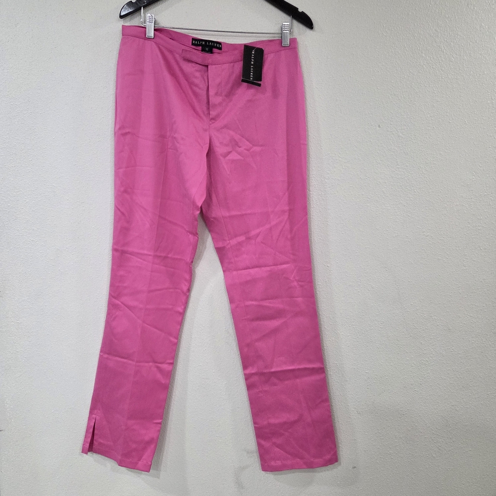 Ralph Lauren Black Label Pink Straight Leg Pants